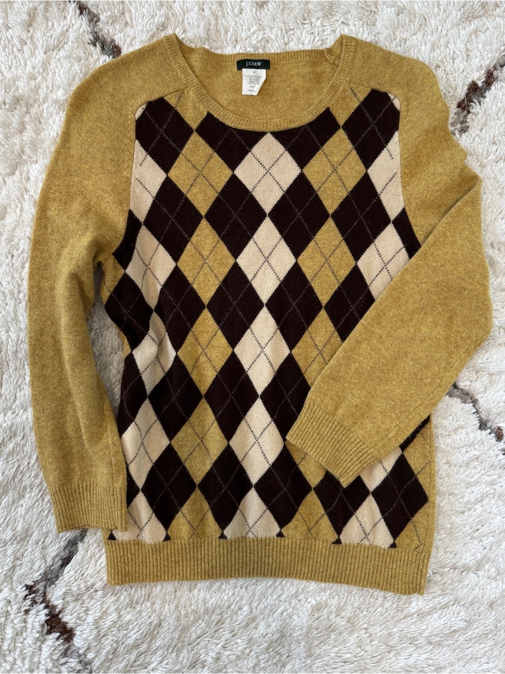 J. Crew Argyle Sweater